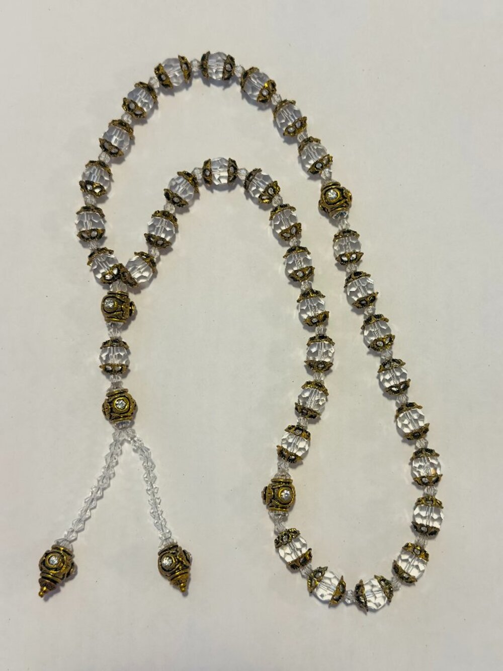Custom Swarovski Crystal/Gold-Plated Tasbih